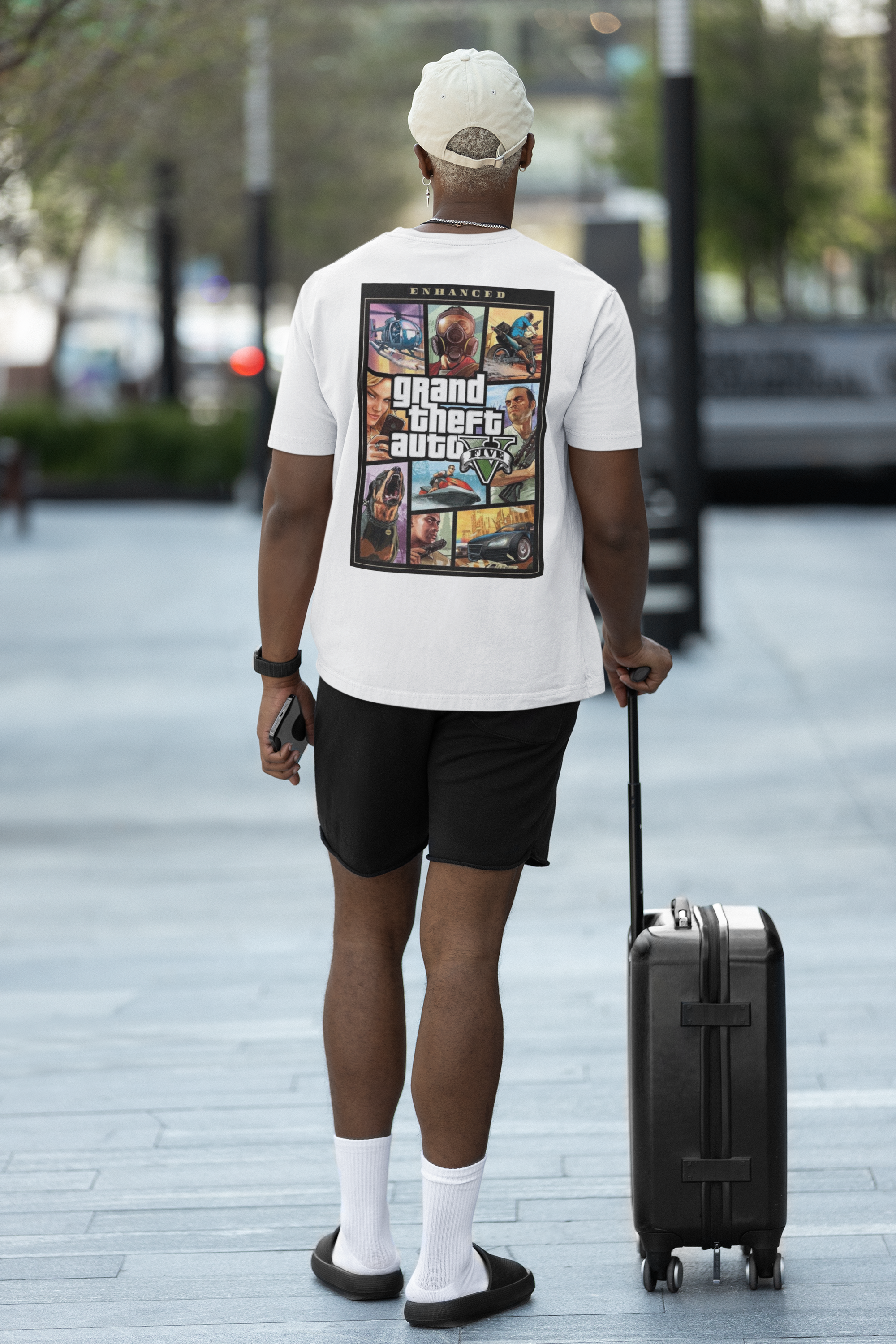 Round neck half sleeves regular fit T-shirt