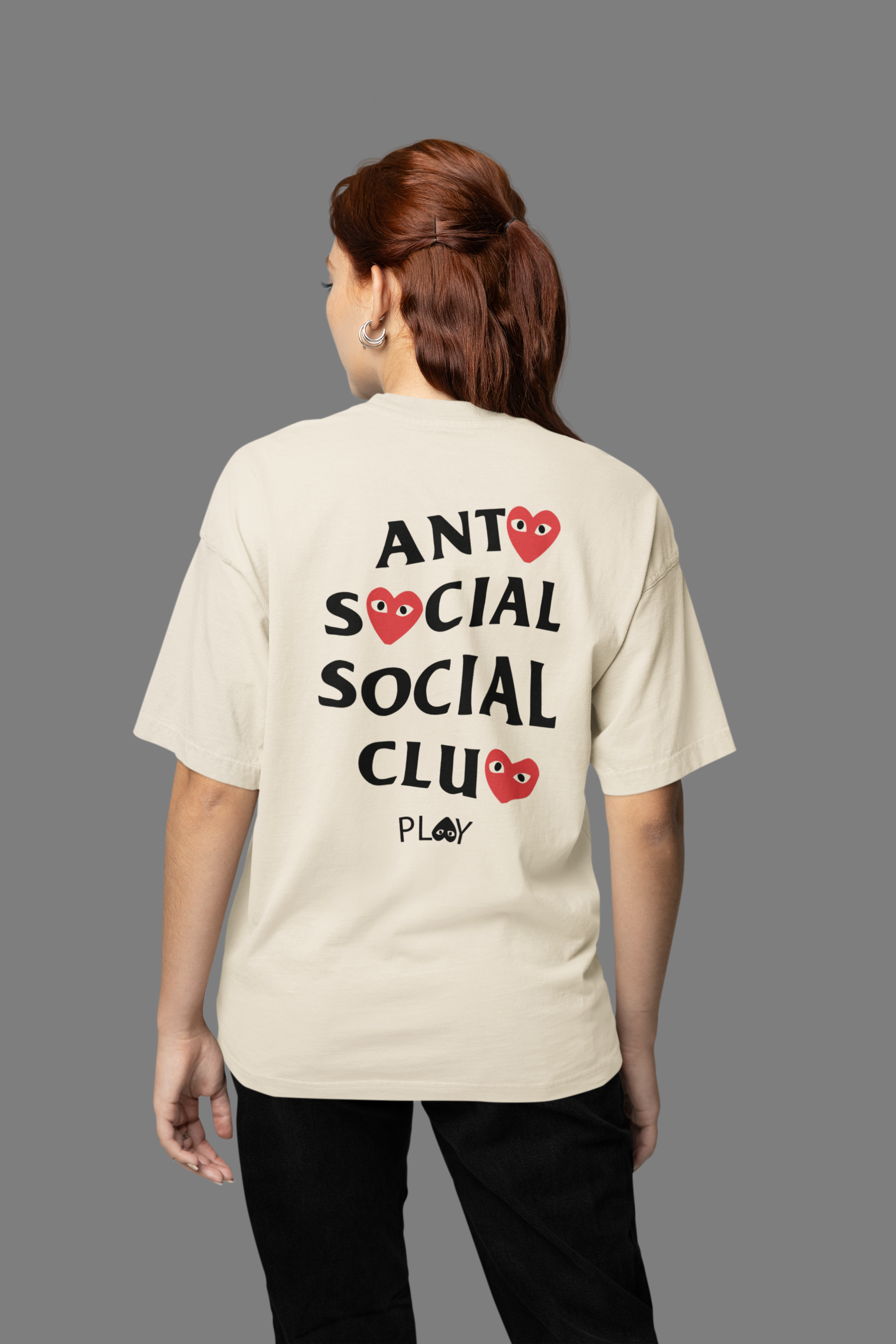 Anti Social Club play Tshirt